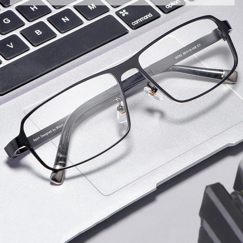 Pure Titanium Frame Glasses Men Business Style Full Rim Eye Glasses Optical Spectacles with Spring Hinges New Arrival
Pure Titanium Frame Glasses Men Business Style Full Rim Eye Glasses Optical Spectacles with Spring Hinges New Arrival