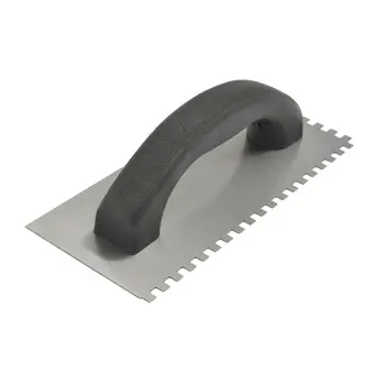Multifunctional Stainless Steel Concrete Trowel Handheld Square Notch Plastering Toothed Spatula Float Tiling Tool
Multifunctional Stainless Steel Concrete Trowel Handheld Square Notch Plastering Toothed Spatula Float Tiling Tool
