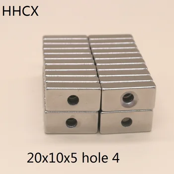 5 10 20 50pcs/lot magnet 20x10x5 hole 4 N35 Strong NdFeB Rare Earth Magnet 20*10*5 Neodymium Magnets 20x10x5-4 for motor
5 10 20 50pcs/lot magnet 20x10x5 hole 4 N35 Strong NdFeB Rare Earth Magnet 20*10*5 Neodymium Magnets 20x10x5-4 for motor