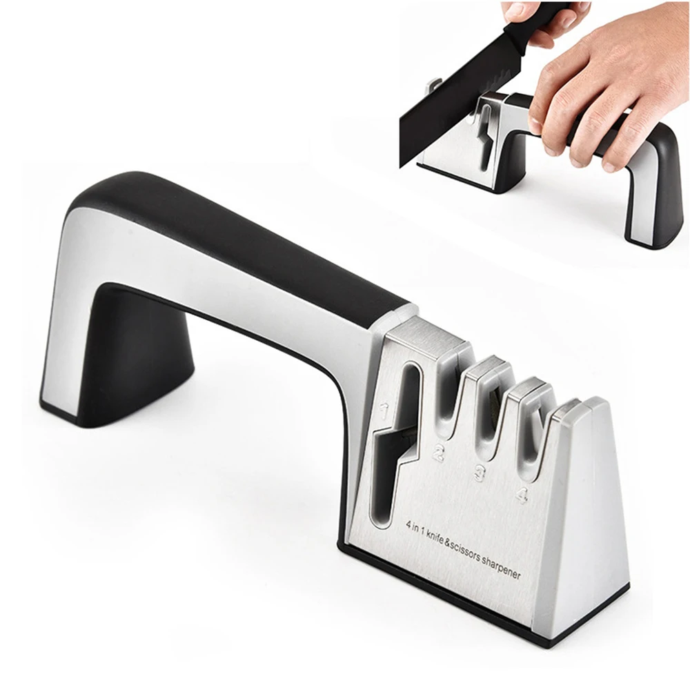 4 Stages Knife Sharpener Multifunction Kitchen Sharpener Professional Sharpening Stone Grinder Kitchen Sharpening Tools
4 Stages Knife Sharpener Multifunction Kitchen Sharpener Professional Sharpening Stone Grinder Kitchen Sharpening Tools