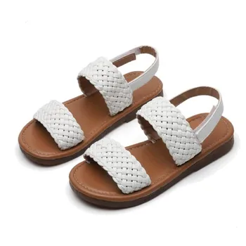 Girls Summer Sandals Kids Princess Knit Beach Open-toed Sandals For Toddlers Children's Soft Shoes Size 21-36 
Girls Summer Sandals Kids Princess Knit Beach Open-toed Sandals For Toddlers Children's Soft Shoes Size 21-36