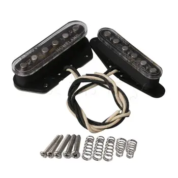 Yibuy Transparent Color Plastic Metal Guitar Pickup With Guitar Neck Alnico 5
Yibuy Transparent Color Plastic Metal Guitar Pickup With Guitar Neck Alnico 5