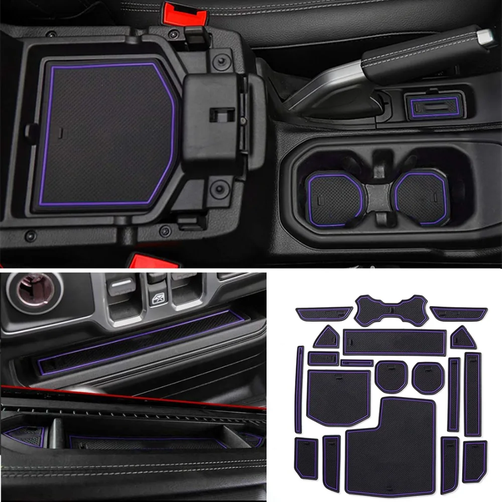 For Jeep Wrangler JL 2018 2019 2020 2021 2022 (not for JL Rubicon / Sports / JLU) Interior Accessory Car Door Slot Cup Mats Red 
For Jeep Wrangler JL 2018 2019 2020 2021 2022 (not for JL Rubicon / Sports / JLU) Interior Accessory Car Door Slot Cup Mats Red