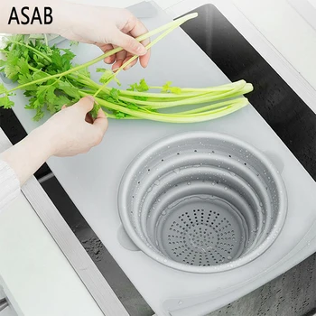 2019 Kitchen Innovative Multi-Functional 3 in 1 Chopping Board Detachable Folding Drain Basket Sink Cutting Board Kitchen Tools
2019 Kitchen Innovative Multi-Functional 3 in 1 Chopping Board Detachable Folding Drain Basket Sink Cutting Board Kitchen Tools