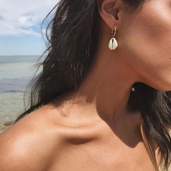 AENSOA Elegant Shell Alloy Drop Earrings ZA Cute Chic Statement Dangle Earrings for Women Wedding Party Gifts Irregular Jewelry 
AENSOA Elegant Shell Alloy Drop Earrings ZA Cute Chic Statement Dangle Earrings for Women Wedding Party Gifts Irregular Jewelry