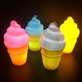 3D Ice-Cream Night Light Children'S Bedroom Decor Home LED Light Baby Bedside Atmosphere Night Light With Button Battery
3D Ice-Cream Night Light Children'S Bedroom Decor Home LED Light Baby Bedside Atmosphere Night Light With Button Battery