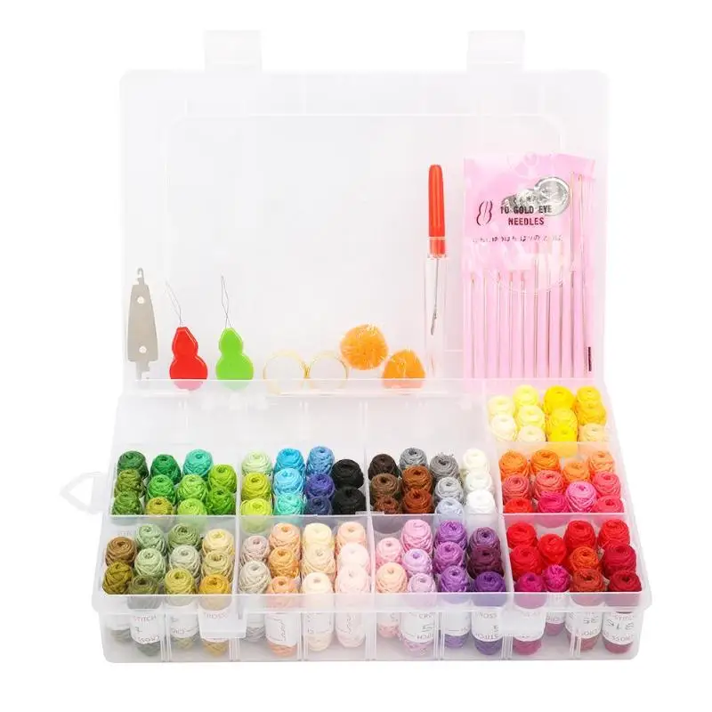 50/100 Colored Embroidery Threads Tool Delicate Manual DIY Colorful Cross Stitch Package Suit Household Sewing Accessories
50/100 Colored Embroidery Threads Tool Delicate Manual DIY Colorful Cross Stitch Package Suit Household Sewing Accessories