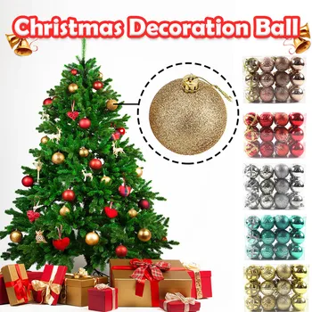 24Pcs Christmas Balls Baubles Party Xmas Tree Decorations Hanging Ornament Decor decoracion navidad natalizi ornaments 2020
24Pcs Christmas Balls Baubles Party Xmas Tree Decorations Hanging Ornament Decor decoracion navidad natalizi ornaments 2020