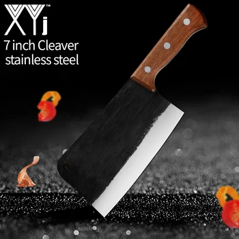 Forged Butcher Knife Chinese Chopping Cleaver Full Tang Heavy Serbian Chef Knife Handmade Kitchen Cleaver Filleting Broad Knife
Forged Butcher Knife Chinese Chopping Cleaver Full Tang Heavy Serbian Chef Knife Handmade Kitchen Cleaver Filleting Broad Knife
