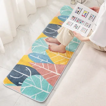 Thickened Bedside Mat Kitchen Rug Floor Mat Rectangle Entrance Doormat Modern Pastoral Style Water Absorption Anti-Slip Carpet
Thickened Bedside Mat Kitchen Rug Floor Mat Rectangle Entrance Doormat Modern Pastoral Style Water Absorption Anti-Slip Carpet