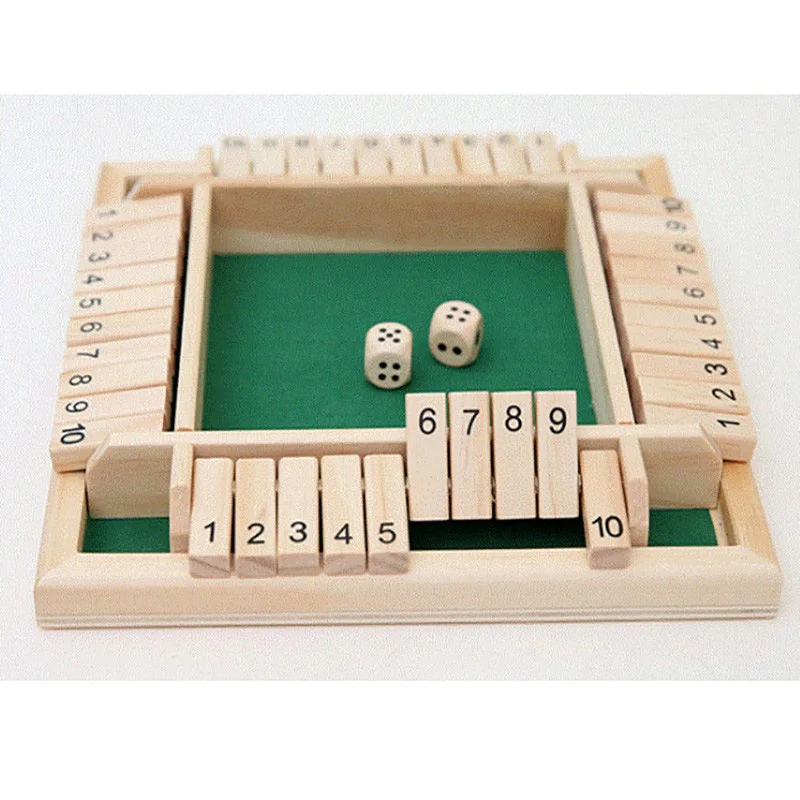 2/4 Players Number Drinking Games Digital Puzzle Wooden Flaps Board Game Shut The Box Game Set For Friends/Family Party Supplies
2/4 Players Number Drinking Games Digital Puzzle Wooden Flaps Board Game Shut The Box Game Set For Friends/Family Party Supplies