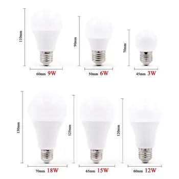 2020 New Led Bulb Light E27 E14 Spotlight 3W 5W 6W 7W 9W 12W 15W 18W AC 220V Indoor
2020 New Led Bulb Light E27 E14 Spotlight 3W 5W 6W 7W 9W 12W 15W 18W AC 220V Indoor