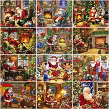 HUACAN Painting By Number Santa Claus HandPainted Painting Art Gift DIY Pictures By Numbe For Christmas Gift
HUACAN Painting By Number Santa Claus HandPainted Painting Art Gift DIY Pictures By Numbe For Christmas Gift