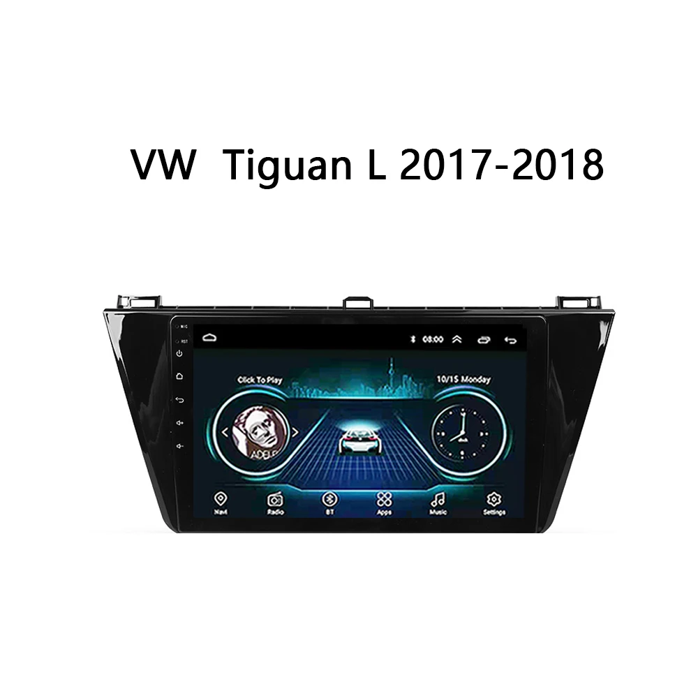 car DVD player for tiguan L 2017 2018 auto radio GPS navigation support wifi BOSE iphone carplay multi-language Android 8.1 10" |