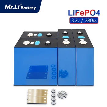Mr.Li 3.2V 280Ah lifepo4 battery cell 12pcs Rechargeable 24V Solar Energy Storage Solar power system UPS supply EU US TAX FREE 
Mr.Li 3.2V 280Ah lifepo4 battery cell 12pcs Rechargeable 24V Solar Energy Storage Solar power system UPS supply EU US TAX FREE