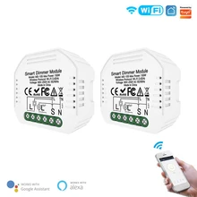 DIY Mini WiFi Smart Light Dimmer Switch Module Smart Life Tuya Remote Control Work with Alexa Google Home
DIY Mini WiFi Smart Light Dimmer Switch Module Smart Life Tuya Remote Control Work with Alexa Google Home