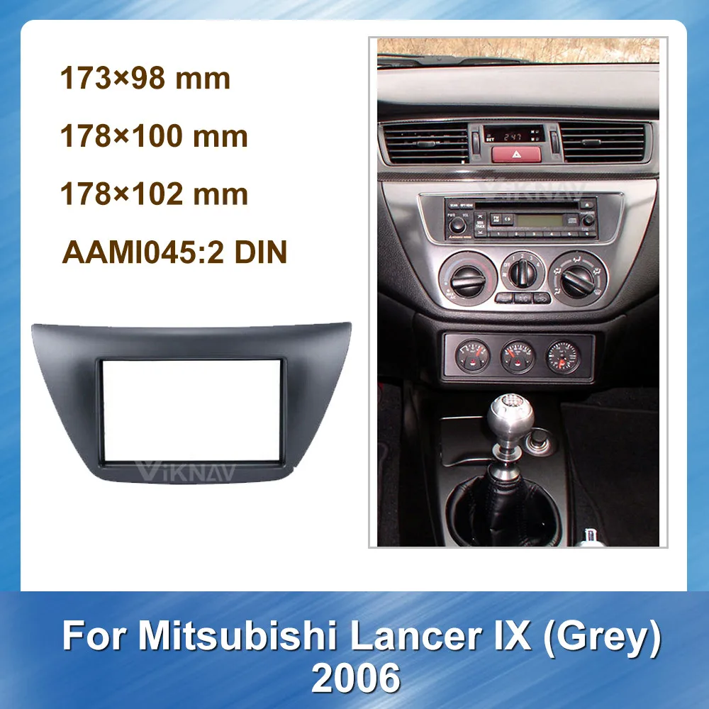 Car Radio Fascia for Mitsubishi Lancer IX 2006 Grey Car DVD Player frame Center Control DVD Player Trim Kit Car BEZEL BLACK GREY
Car Radio Fascia for Mitsubishi Lancer IX 2006 Grey Car DVD Player frame Center Control DVD Player Trim Kit Car BEZEL BLACK GREY