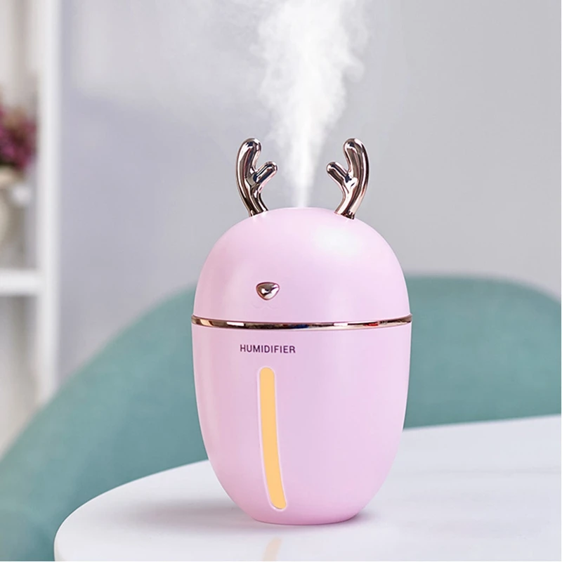 450ML Deer Air Humidifier USB Aroma Essential Oil Diffuser for Home Office Aromatherapy Charging Light Desktop(Pink)
450ML Deer Air Humidifier USB Aroma Essential Oil Diffuser for Home Office Aromatherapy Charging Light Desktop(Pink)