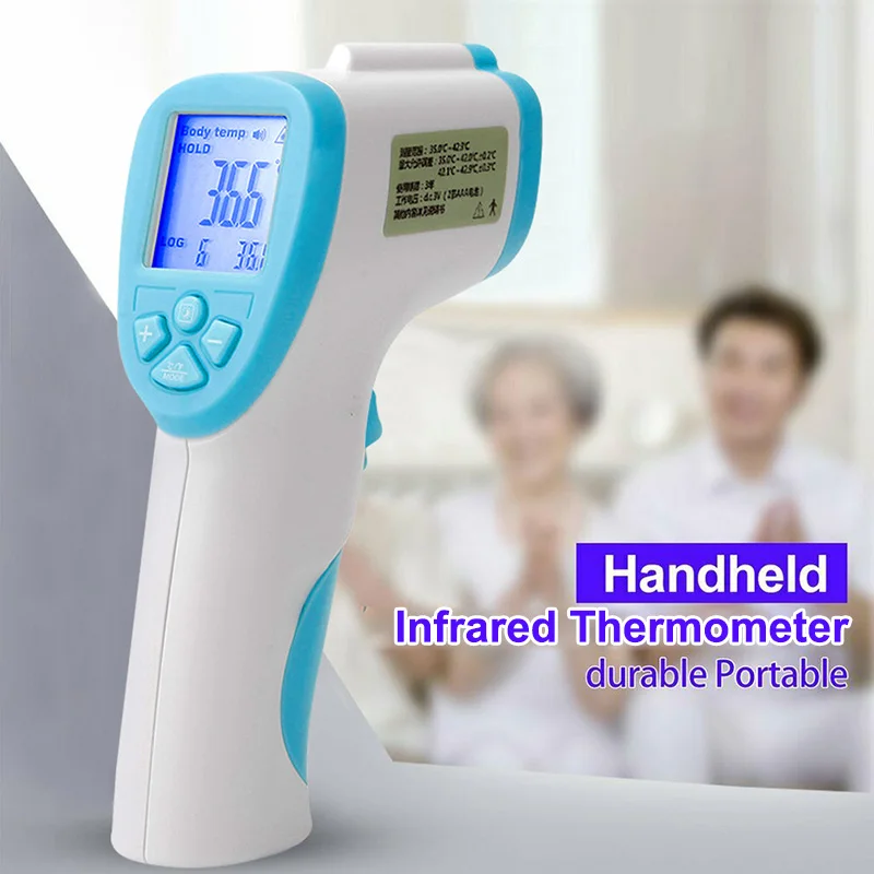 LCD Digital Non-contact Infrared Thermometer Forehead Body Temperature Meter Tool DQ-Drop
LCD Digital Non-contact Infrared Thermometer Forehead Body Temperature Meter Tool DQ-Drop