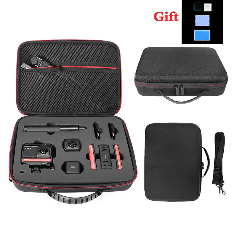 For Insta360 ONE R Twin Edtion Camera Bag Carrying Case Hardshell Portable Storage Bag For Insta360 ONE R Camera Accessories
For Insta360 ONE R Twin Edtion Camera Bag Carrying Case Hardshell Portable Storage Bag For Insta360 ONE R Camera Accessories
