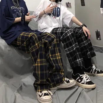 Black Japan Plaid Pants Women Casual Summer Fashion Harem Pants High Waist Sweatpants Cool Summer Hip Hop Cool Pants Girls 
Black Japan Plaid Pants Women Casual Summer Fashion Harem Pants High Waist Sweatpants Cool Summer Hip Hop Cool Pants Girls