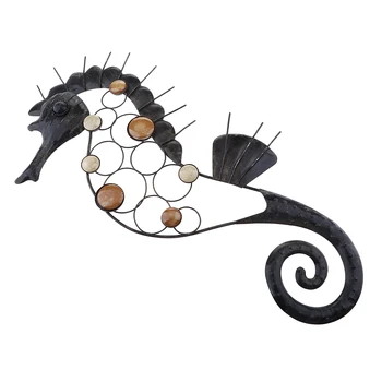 Decorative Sea Horse Metal Wall Art Hanging Home Decor Ornaments for Outdoor Garden Wall Sculpture, 7.9 X 17.7 X 0.4inch
Decorative Sea Horse Metal Wall Art Hanging Home Decor Ornaments for Outdoor Garden Wall Sculpture, 7.9 X 17.7 X 0.4inch