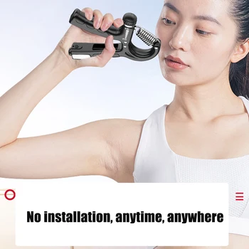 5-60kg Non Slip Fitness Equipment Automatic Counting Home Gym R-shape Adjustable Hand Grip Strengthener Pinch Finger Trainer
5-60kg Non Slip Fitness Equipment Automatic Counting Home Gym R-shape Adjustable Hand Grip Strengthener Pinch Finger Trainer