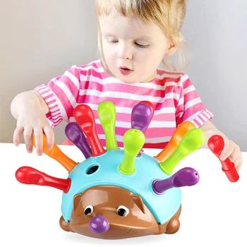 Baby Toys Hedgehog Puzzle Toys Sorter Color Stacking Toy Montessori for kids Early Education Learning Interactive Toys Gifts 
Baby Toys Hedgehog Puzzle Toys Sorter Color Stacking Toy Montessori for kids Early Education Learning Interactive Toys Gifts