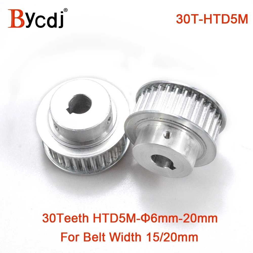 30 Teeth HTD 5M Synchronous Pulley Bore 6/8/10/12/14/15/16/18/19/20mm for Width 15/20mm HTD5M Timing Belt 30Teeth 30T
30 Teeth HTD 5M Synchronous Pulley Bore 6/8/10/12/14/15/16/18/19/20mm for Width 15/20mm HTD5M Timing Belt 30Teeth 30T