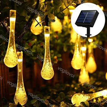 Vogliovoi Solar Garden Lights Led String Bulb With Bubble Water Drop 20 50 100LEDs Warm White Waterproof For Christmas Wedding 
Vogliovoi Solar Garden Lights Led String Bulb With Bubble Water Drop 20 50 100LEDs Warm White Waterproof For Christmas Wedding
