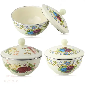 Enamel basin, enamel soup basin, enamel fruit basin. Enamel basin with cover, binding and freckle removing.
Enamel basin, enamel soup basin, enamel fruit basin. Enamel basin with cover, binding and freckle removing.