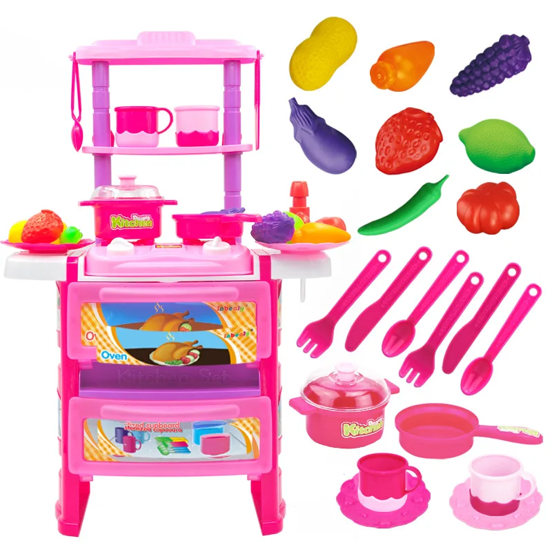 Play House Kitchen Toy Set Upgraded Water Extractor Tap Sound And Light Tableware Taiwan Emulational Fruit
Play House Kitchen Toy Set Upgraded Water Extractor Tap Sound And Light Tableware Taiwan Emulational Fruit