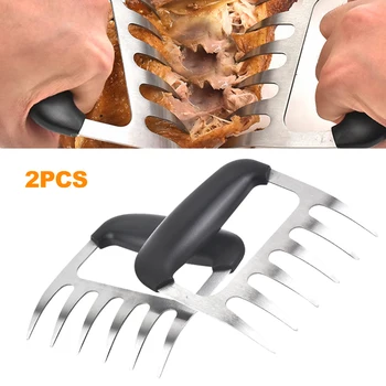 Meat Divider BBQ Meat Bear Claw Barbecue Tool Fork Barbecue Fork Manual Pull Meat Shred Pork Multi-functional Meat Cleaver
Meat Divider BBQ Meat Bear Claw Barbecue Tool Fork Barbecue Fork Manual Pull Meat Shred Pork Multi-functional Meat Cleaver