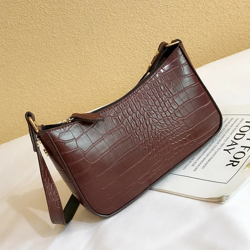 Jin Mantang 2020 New Solid Color Wild Designer Crossbody Bag Female Fashion Crocodile Pattern Solid Color Shoulder Bag Handbag
Jin Mantang 2020 New Solid Color Wild Designer Crossbody Bag Female Fashion Crocodile Pattern Solid Color Shoulder Bag Handbag