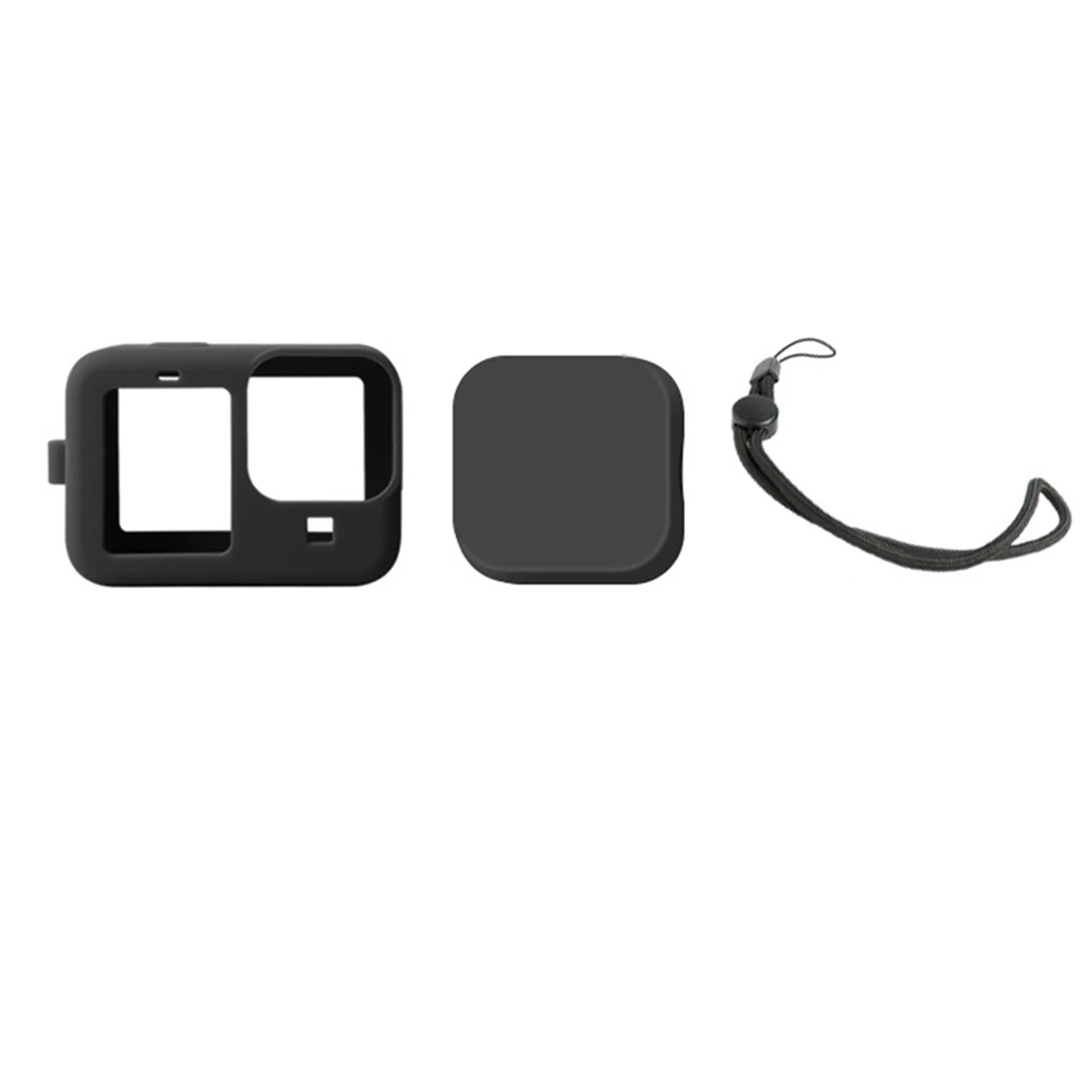 Black Soft Silicone Protective Full Cover Shell Case Action Camera Cover Shell Camera Accessories For GoPro Hero 9
Black Soft Silicone Protective Full Cover Shell Case Action Camera Cover Shell Camera Accessories For GoPro Hero 9