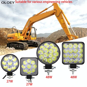 SUV LED Work Light High Power Engineering Car Headlight 48W LED front Spotlight 12V Car LED Searchlight For truck work vehicle
SUV LED Work Light High Power Engineering Car Headlight 48W LED front Spotlight 12V Car LED Searchlight For truck work vehicle