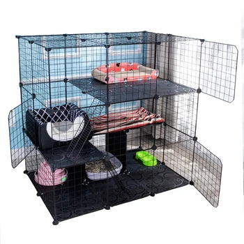 DIY Cat House Fence Cage Foldable Hollow Kitten Sleeping Space Playpen Indoor Iron Gate Puppy Kennel Rabbits Guinea Pig Cage
DIY Cat House Fence Cage Foldable Hollow Kitten Sleeping Space Playpen Indoor Iron Gate Puppy Kennel Rabbits Guinea Pig Cage