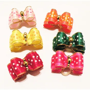 100PC/Lot Polka Dots Dog Bows Handmade Pet Accessories Puppy Dog Grooming Hair Bows
100PC/Lot Polka Dots Dog Bows Handmade Pet Accessories Puppy Dog Grooming Hair Bows