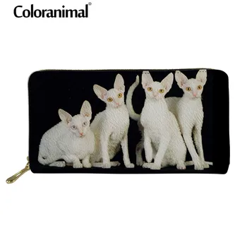 Coloranimal Dog Paw Pattern Leather Wallets Cornish Rex Cat PU Purses for Casual Women Shopping Clutch Bag Zipper Card Cases
Coloranimal Dog Paw Pattern Leather Wallets Cornish Rex Cat PU Purses for Casual Women Shopping Clutch Bag Zipper Card Cases