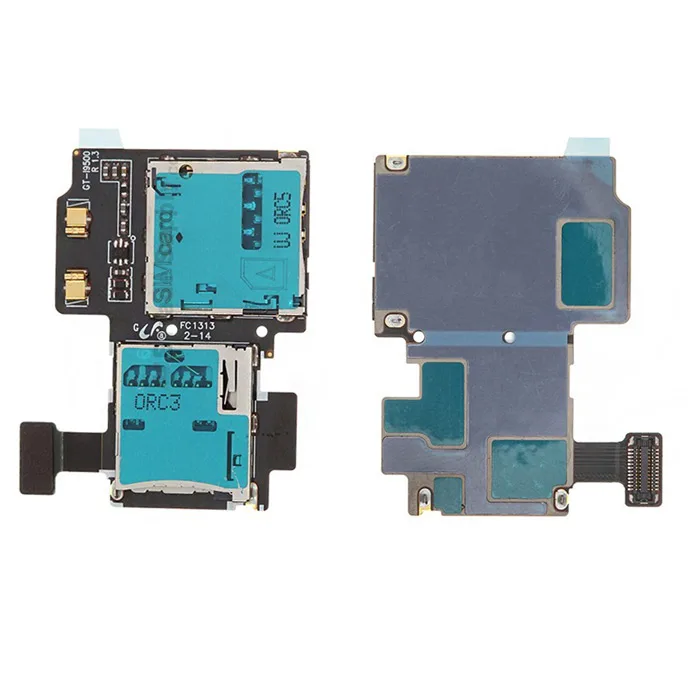 Micro SD Memory + SIM Card Reader Holder Socket Slot Tray Flex Cable For Samsung Galaxy S4 i9500 i9505
Micro SD Memory + SIM Card Reader Holder Socket Slot Tray Flex Cable For Samsung Galaxy S4 i9500 i9505