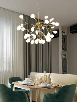 Fireflies droplight sitting room dining-room bedroom creative personality led the Nordic art villa branch web celebrity lamp lig
Fireflies droplight sitting room dining-room bedroom creative personality led the Nordic art villa branch web celebrity lamp lig