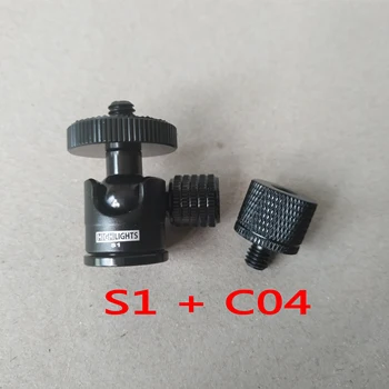 combination of screw and ball head DSLR top M6 male bottom 1\4 female tripod ballhead Projector mini ball heads action cameras
combination of screw and ball head DSLR top M6 male bottom 1\4 female tripod ballhead Projector mini ball heads action cameras
