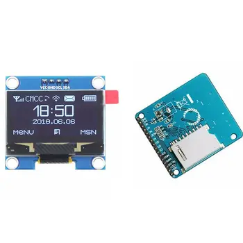 1.3 Inch OLED Module White 128X64 OLED LCD LED Display Module & 1.8 Inch ST7735R SPI 128X160 TFT LCD Display Module
1.3 Inch OLED Module White 128X64 OLED LCD LED Display Module & 1.8 Inch ST7735R SPI 128X160 TFT LCD Display Module