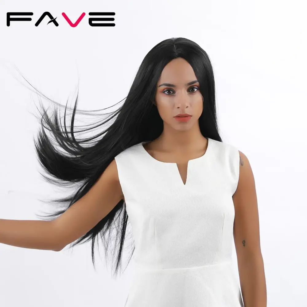 FAVE Silk Straight Long Natural Black/Pink/Purple/99J/Green Synthetic Wigs For Black White Women Heat Resistant Middle Part Hair
FAVE Silk Straight Long Natural Black/Pink/Purple/99J/Green Synthetic Wigs For Black White Women Heat Resistant Middle Part Hair