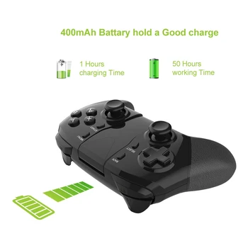 Wireless Smartphone Joystick Gamepad Android Controller Bluetooth Control for IOS and Android PC Smart TV with Support
Wireless Smartphone Joystick Gamepad Android Controller Bluetooth Control for IOS and Android PC Smart TV with Support
