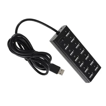 13 Port High Speed Usb 2.0 Hub Expansion Splitter Strip On/Off Switch Plug Adapter for Pc Laptop
13 Port High Speed Usb 2.0 Hub Expansion Splitter Strip On/Off Switch Plug Adapter for Pc Laptop
