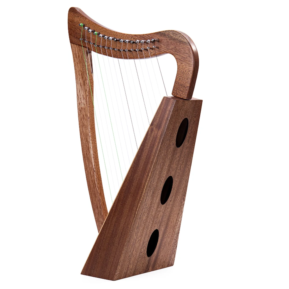 15 String Instruments A Small Harp lyre Coffee Hoose rosewood Imported special nylon string clear tone | Спорт и развлечения
