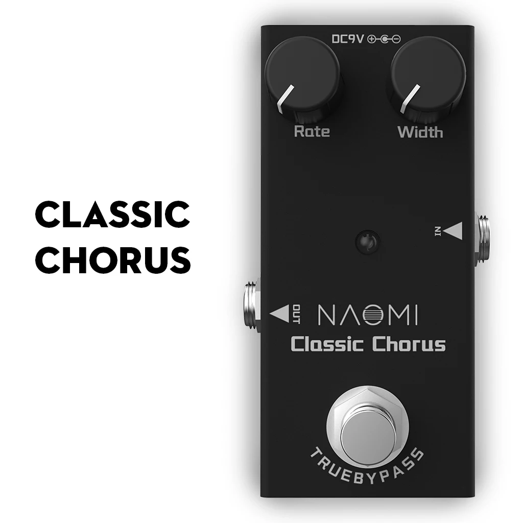 Guitar Effect Pedal Classic Chorus Mini Single DC 9V For Electric Guitar with Intensity Rate Control Guitar Effect Pedal
Guitar Effect Pedal Classic Chorus Mini Single DC 9V For Electric Guitar with Intensity Rate Control Guitar Effect Pedal