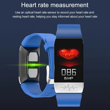 T1S 1.14 inch Touch Waterproof Smart Bracelet Watch Body Temperature Measurement Sleep Monitor Fitness Tracker (Blue)
T1S 1.14 inch Touch Waterproof Smart Bracelet Watch Body Temperature Measurement Sleep Monitor Fitness Tracker (Blue)