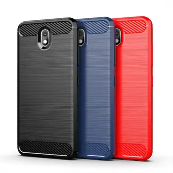 

Carbon fiber Brushed soft mobile phone case for LG Q7 plus Alpha Q8 2018 Q Stylo Stylus plus Stylo 4 5 V34 isai Beat V30 s ThinQ